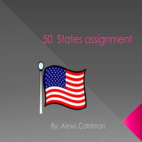 5o states assignment alexis calderon