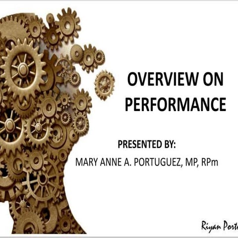 5 Overview on Performance