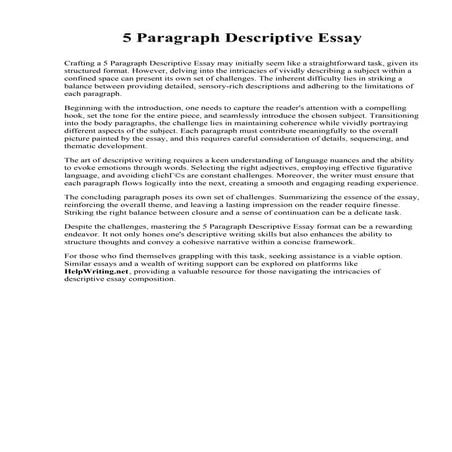 5 Paragraph Descriptive Essay.pdf