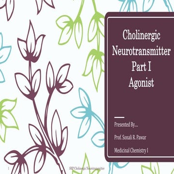 UNIT III_cholinergic neurotransmitter agonist