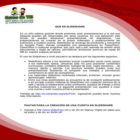 5 pautas para publicar con slideshare