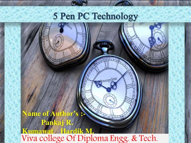 5 pen pc technology