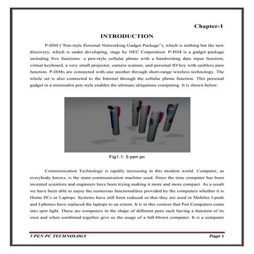 5 pen pc technology