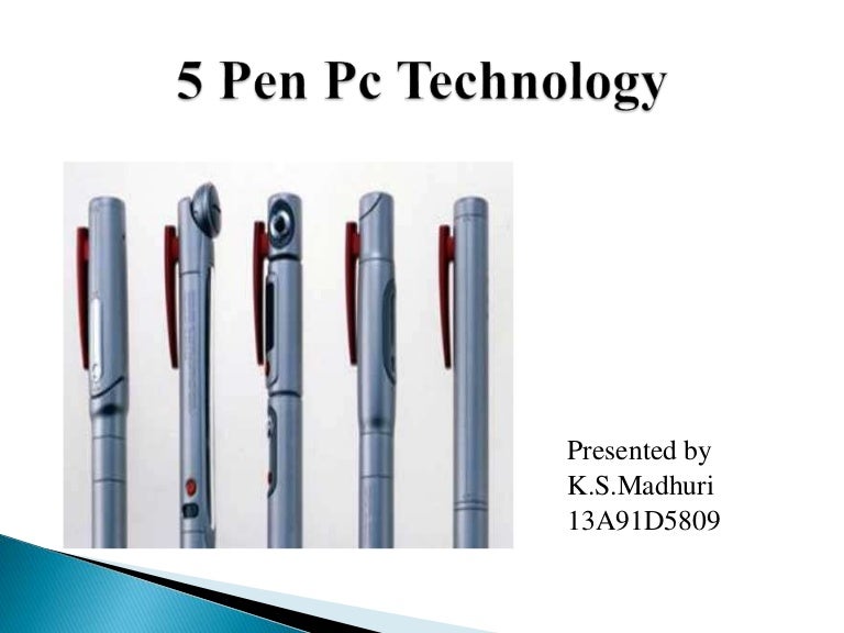 5 pen pc technology ppt
