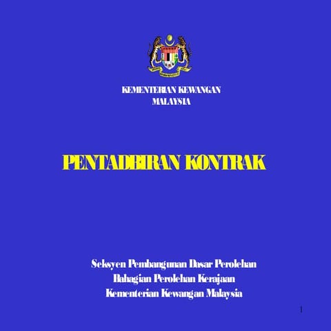 Pentadbiran Kontrak