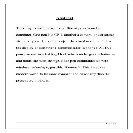 5 pen technology documentation