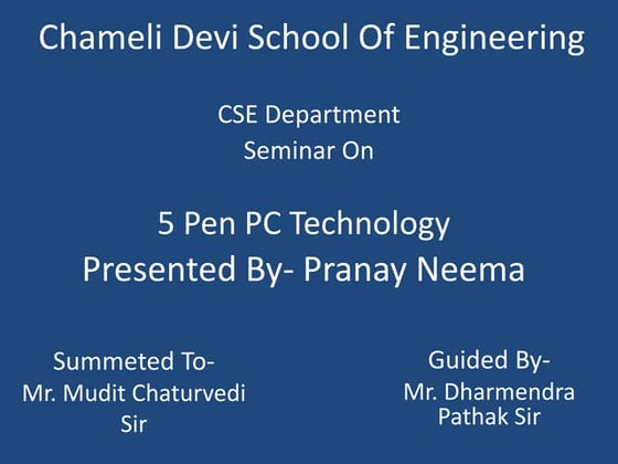 Pen pc | PPT