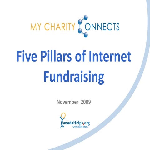 British Columbia 2009 - 5 Pillars Of Internet Fundraising Slides