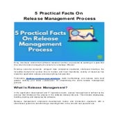 5 Practical Facts On Release Management Process