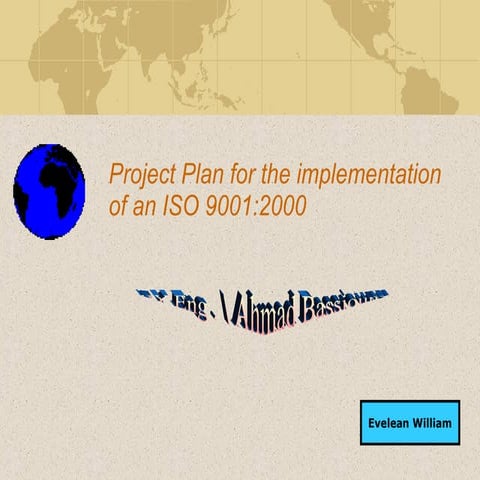 Project Plan For The Implementation Of An Iso9001 2000