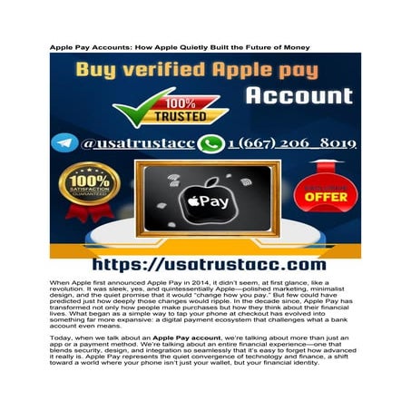 5 Proven Sites for Buying Verified Apple Pay Accounts ....docx