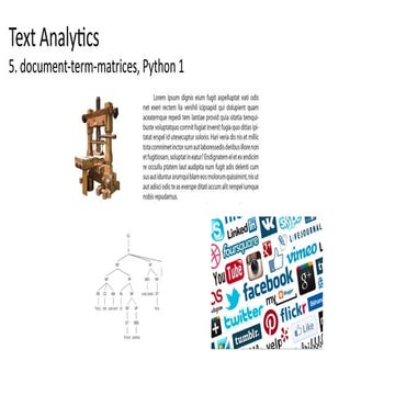 Text analysis with Python - a short guide