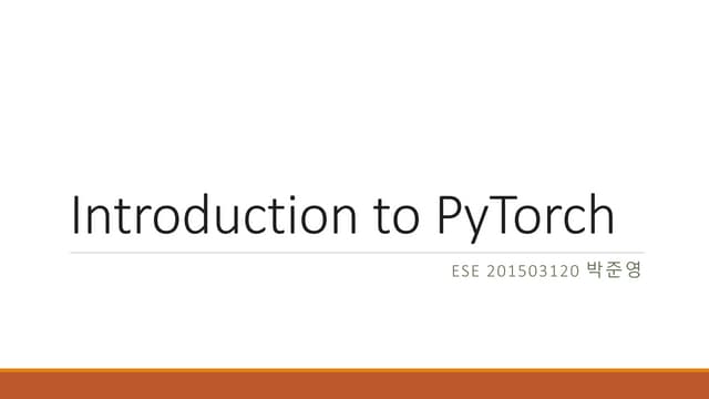 PyTorch and Transfer Learning