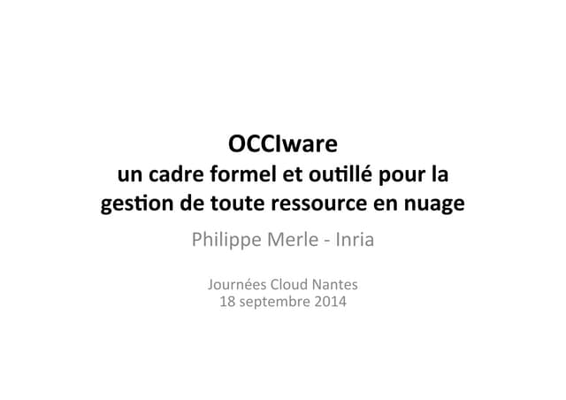 OCCIware