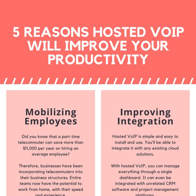 5 Reasons Why Hosted VoIP Will Improve Your Productivity