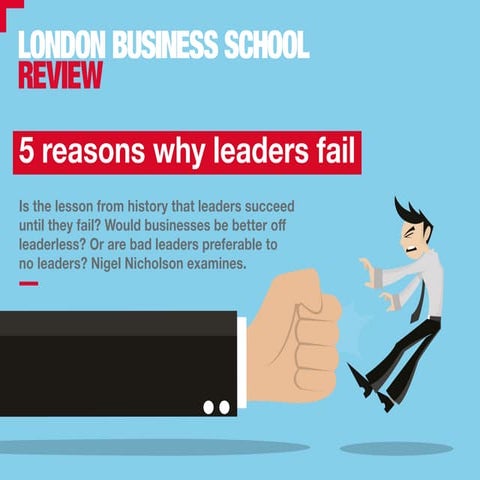 5 reasons why leaders fail | London Business School