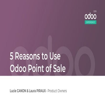 5 Reasons to Use Odoo Point of Sale