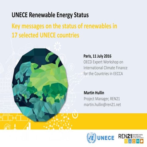 Key messages on the status of renewables in 17 selected countries 