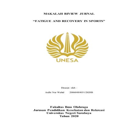 FATIGUE ASSESSMENT AND SCIENTIFIC ORGANIZATION OF WORK-REST REGIME ...