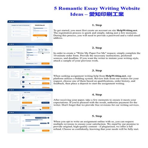 5 Romantic Essay Writing Website Ideas . Online assignment writing service.