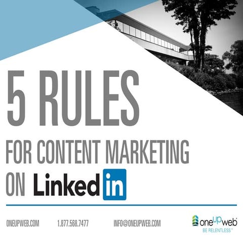 LinkedIn & Content Marketing | Practical Strategies from Oneupweb
