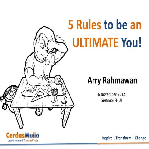 5 Rules to Be an Ultimate You!
