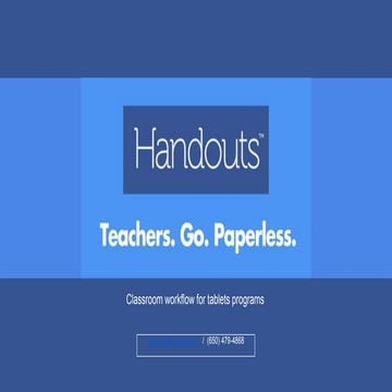 Handouts schools mini deck 