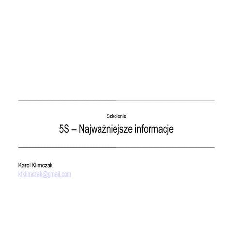 5s - materiały szkoleniowe 