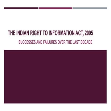 Right To Information Rti Case Studies Pptx