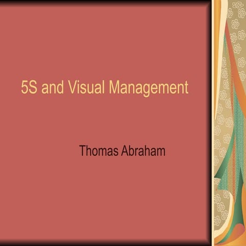 5 S And Visual Management Concise