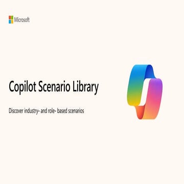 Scenario Library et REX Discover industry- and role- based scenarios