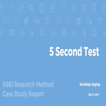 5 Second Test