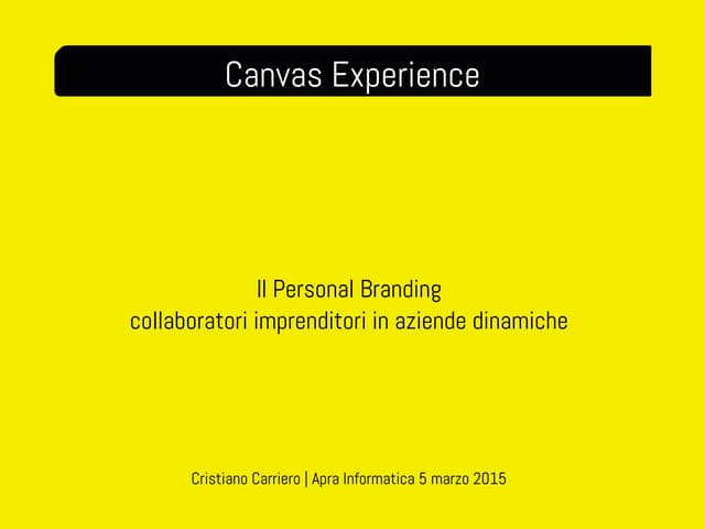 L'alleanza personal branding