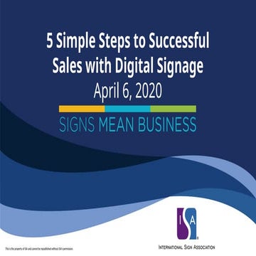 5 Simple Steps to Successful Sales with Digital Signage.pptx