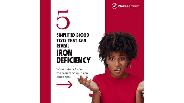 5 Simplified Blood Tests that can Reveal Iron Deficiency