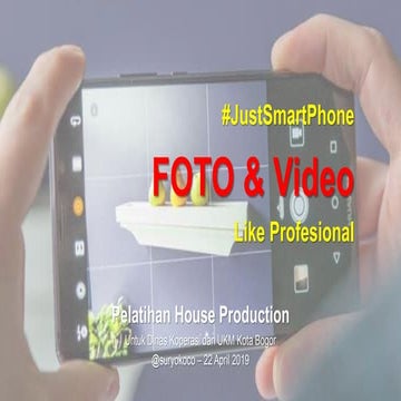 Smartphone Foto & Video Production
