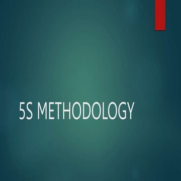 5 S Methodology ppt | PPTX
