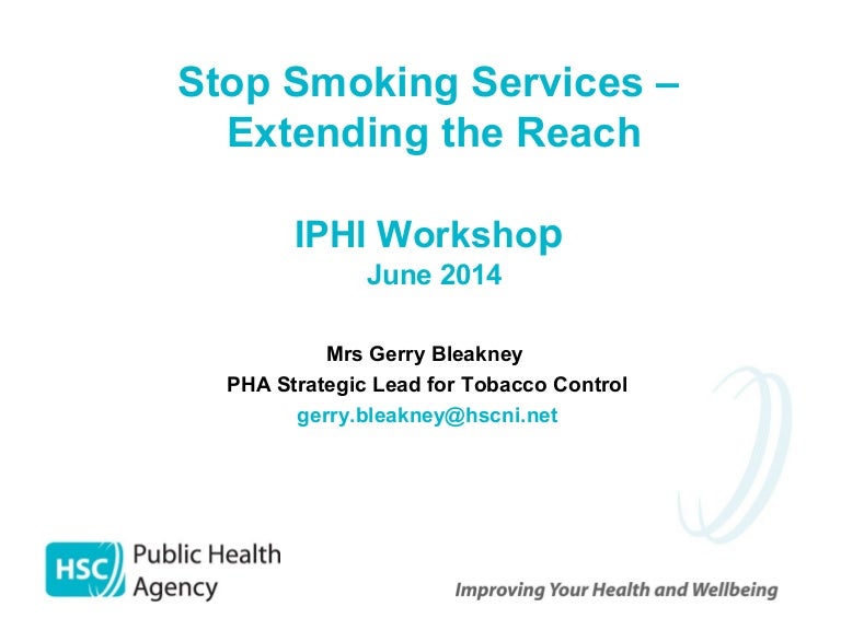 Smoking Cessation Services extending the reach in Northern Ireland