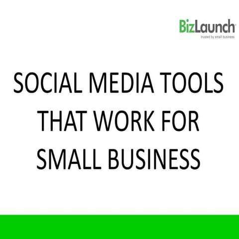 5 social media tools you can use to market your small business