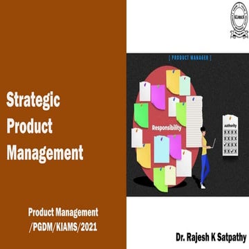5 Strategic Product Management - Understanding Product Management
