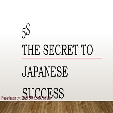 5 s ppt by me | PPTX