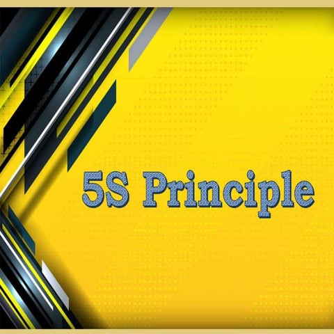 5 s principle