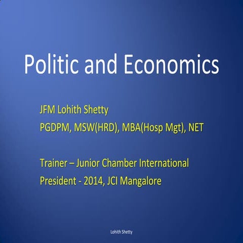SSPSW Politics and Economics