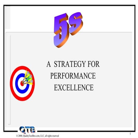 5s Strategy For Performance Excellence