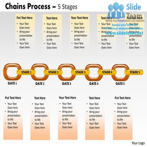 Chains process 7 stages powerpoint slides ppt templates | PDF