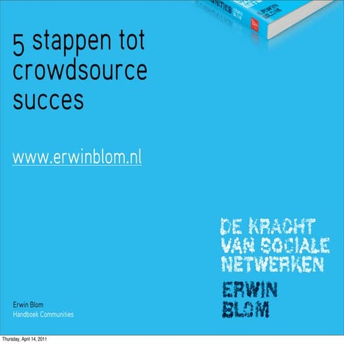 5 stappen tot crowdsource succes