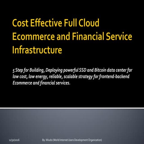 5 step for deploying cost effective cloud ecommerce