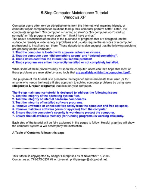 Lo1.3 diagnosing computer systems | PPT