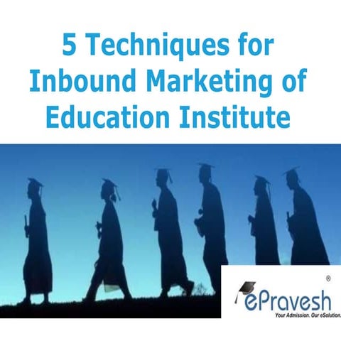 5 steps for inbound marketing of institute