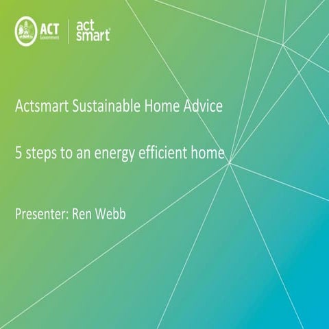 5 steps to an energy efficient home | PPTX